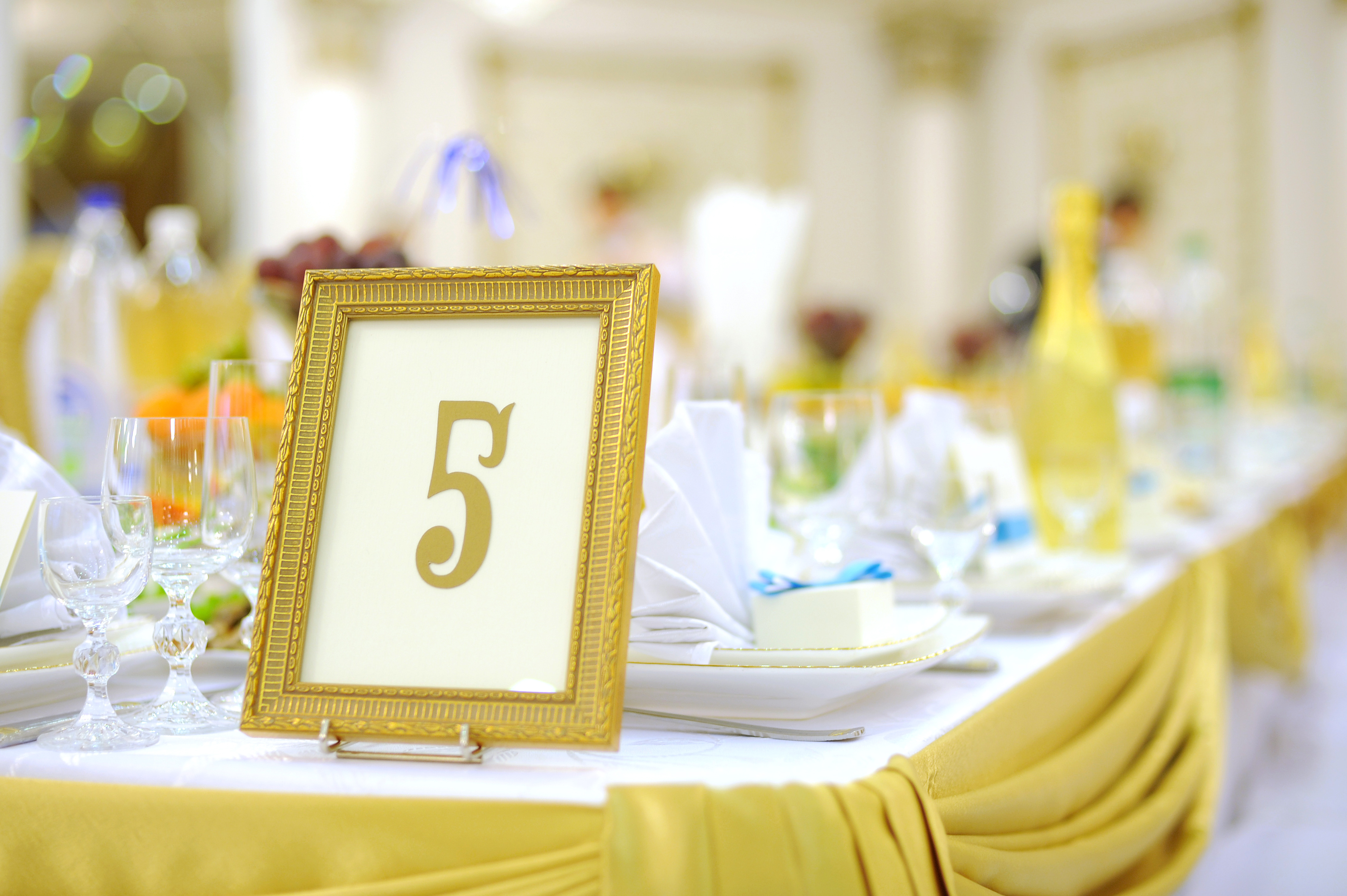 Simple Solutions For Wedding Table Numbers Crystal Ballroom Shutterstock 131506355 172915250