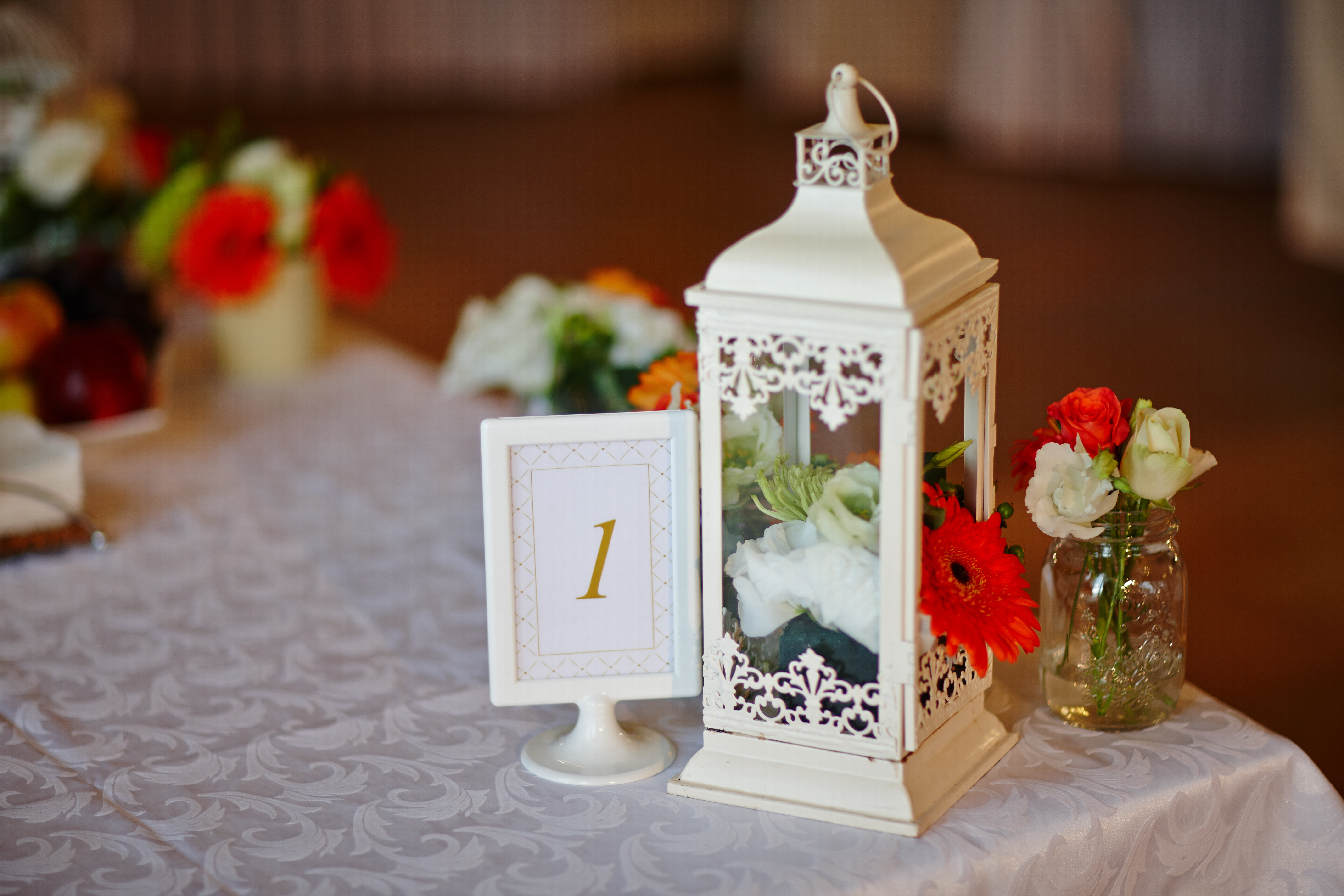 Simple Solutions For Wedding Table Numbers Crystal Ballroom Shutterstock 172915250