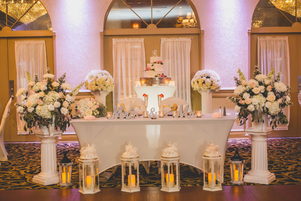 Wedding Reception Bride And Groom Table Decoration Ideas